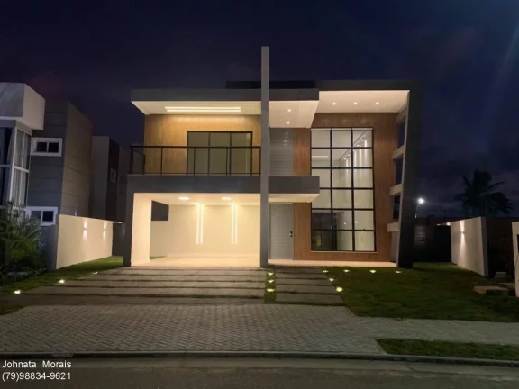 Imagem Casa à venda no Alphaville Sergipe - 4 suítes, área de lazer - Imperdível!