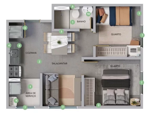 Imagem APARTAMENTO RESIDENCIAL em São Paulo - SP, Vila Carmosina
