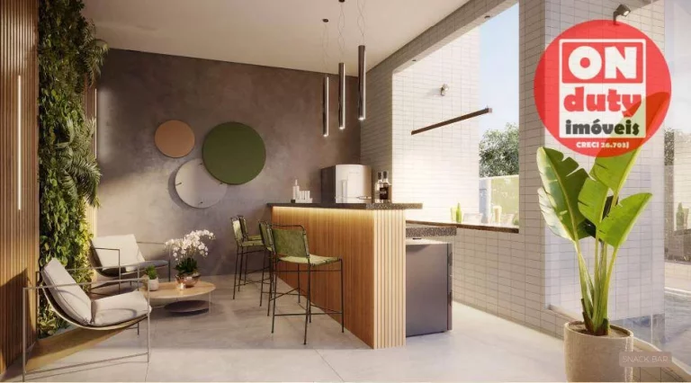 Imagem Castell di Maria Carolina Apartamento com 3 suítes à venda, 124m² a partir R$ 1.911,00- Ponta da Praia - Santos/SP