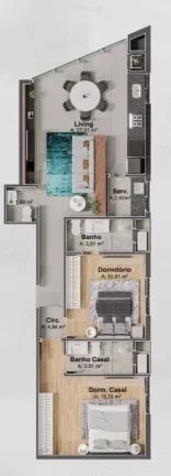 Imagem Indianapolis Residence - Apartamento à venda no bairro Centro - Porto Belo/SC