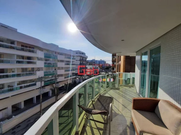 Imagem Apartamento com 3 dormitórios à venda, 140 m² por R$ 1.980.000,00 - Centro - Cabo Frio/RJ