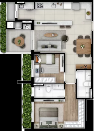 Imagem Gaia - Apartamento à venda no bairro Cabral - Curitiba/PR