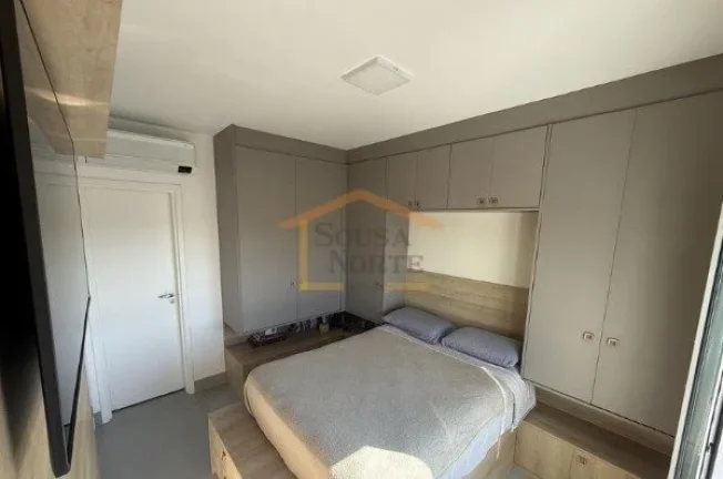 Imagem Apartamento com 64 m² de área útil, bem distribuídos, com varanda integrada à sala, proporciona...