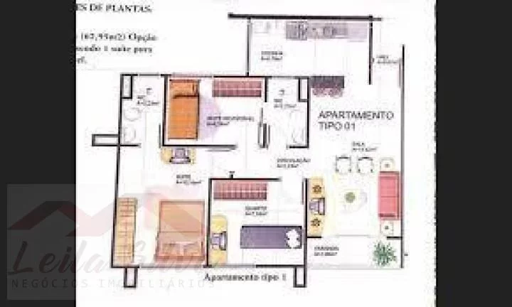 Imagem Apartamento 3 dormitórios para Venda em Teresina, Primavera, 3 dormitórios, 1 suíte, 2 banheiros, 1 vaga