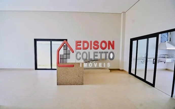Imagem Casa nova, recém construída a venda, 3 quartos com portas balcão, persianas automatizadas, no Residencial Villa Bela Vista, em Piracicaba