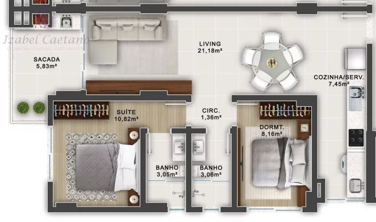 Imagem Apartamento 2 quartos à venda em Itapema- SC