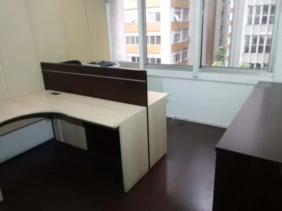 Imagem Sala Comercial Privativa em Coworking - Al. Santos