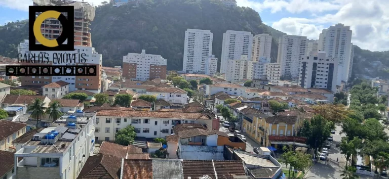 Imagem Apartamento para venda, localizada no bairro do Campo Grande (Santos-SP).