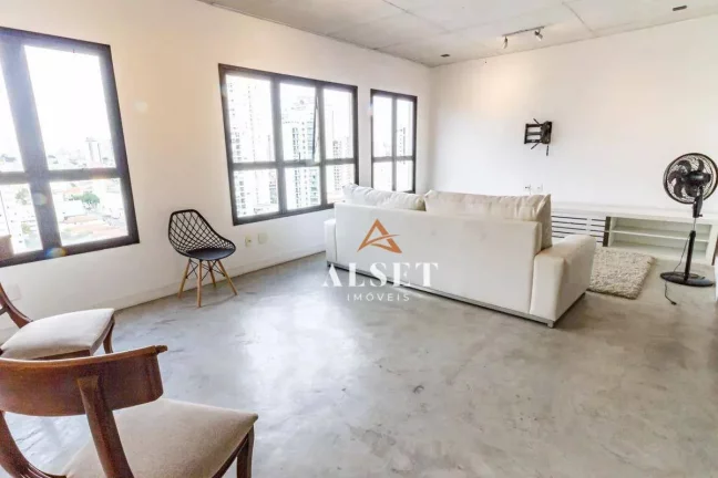 Imagem Apartamento com 1 dormitório para alugar, 70 m² por R$ 5.464,00/mês - Vila Regente Feijó - São Paulo/SP