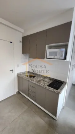 Imagem Apartamento tipo studio com 25 m², localizado no 11º andar. 1 dormitório, 1 banheiro, varanda, ar...