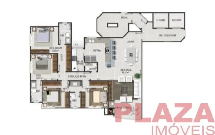Imagem Apartamento à venda | 4 suítes | 4 vagas | Carmel Vista Alta | Barra Norte BC