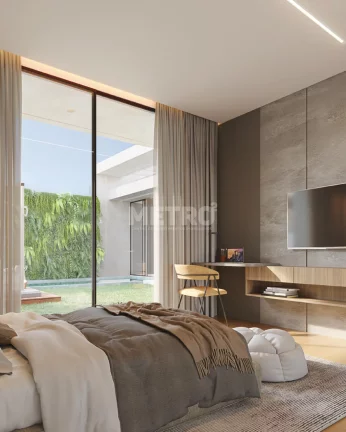 Imagem 3 Suítes, sendo a master ampla com closet e banheira, Piscina com ducha e deck