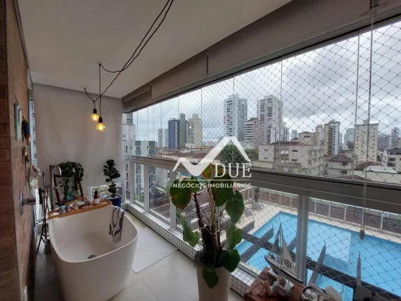 Imagem Apartamento com 3 dormitórios à venda, 159 m² por R$ 1.910.000,00 - Embaré - Santos/SP
