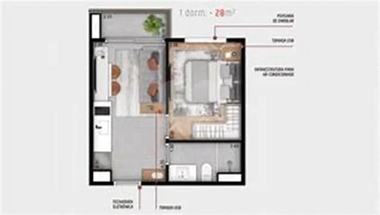 Imagem Studio à venda com 1 quarto em Pinheiros, São Paulo - SP