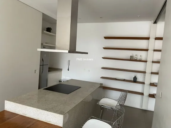 Imagem Apartamento para locação em Vila Nova Conceição, SP: 1 quarto, 1 sala, 1 banheiro, 1 vaga, 36m². Venha conferir!