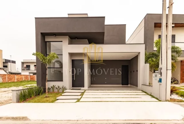Imagem Magnifica casa Nova três dormitórios suite master espaço gourmet em condominio fechado