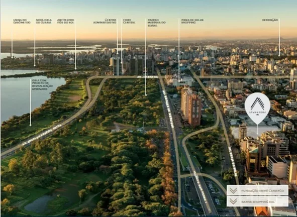 Imagem Apartamento à venda em Porto Alegre, Menino Deus, com 1 quarto, 59m²