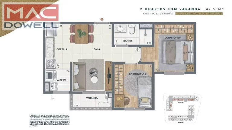 Imagem Aptos de 1 e 2 Quartos - Caminhos da Guanabara - Centro - Niterói/RJ