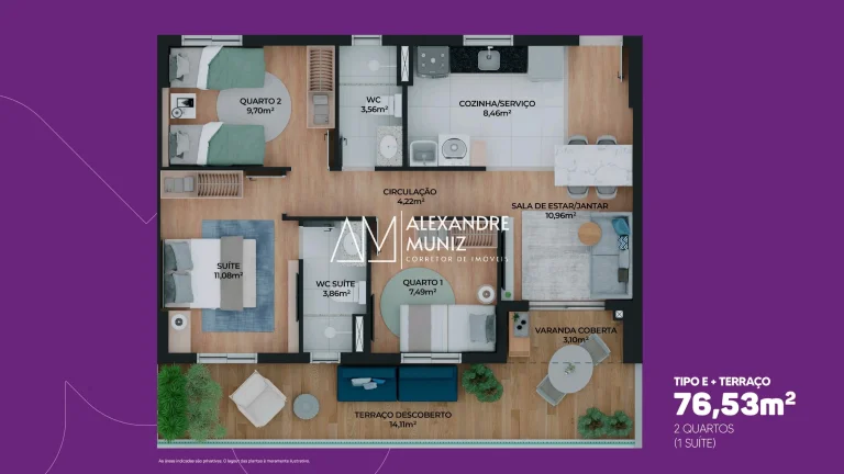 Imagem M.Lar Kennedy, lançamento, apartamentos à venda, Monte Castelo