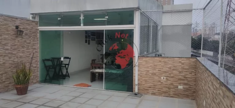 Imagem Cobertura 176m² 2 dormitórios com 3º dormitório reversível, sendo 1 suíte , 2 vagas ,bairro Vila Floresta em Santo André