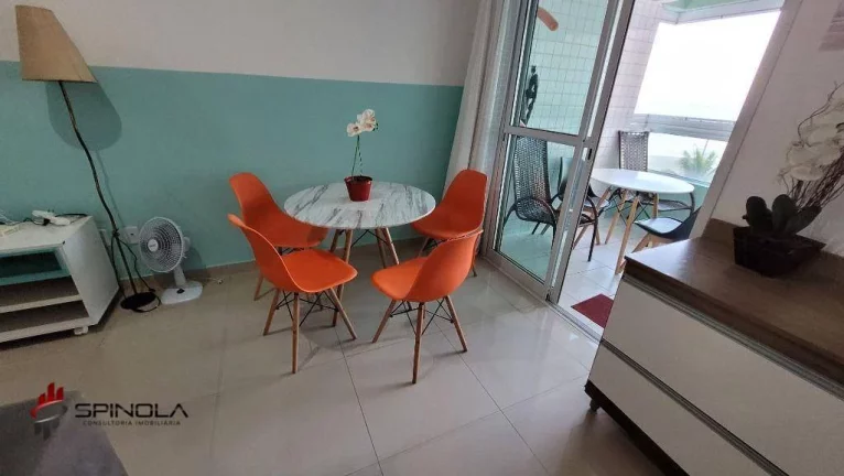 Imagem Apartamento com 1 dormitório à venda, 57 m² por R$ 399.000,00 - Balneário Flórida - Praia Grande/SP