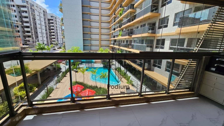 Imagem Apartamento em Condomínio Club projetado e mobiliado com varanda/sacada gourmet a 250m do mar da praia do Bessa / Jardim Oceania- AP2593.