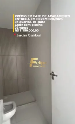 Imagem NÃO PERCA TEMPO E VENHA CONHECER ESSE NOVÍSSIMO APARTAMENTO DE 03 QUARTOS, SENDO 01 SUÍTE, SOL DA MANHÃ, EM JARDIM CAMBURI, VITÓRIA/ES!