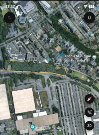 Imagem VENDO TERRENO DE 12.600M2EM FRENTE AO ESTACIONAMENTO DO RIO CENTRO