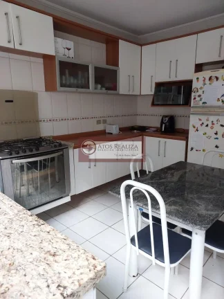 Imagem EXCLUSIVO: lindo sobrado a venda na Cidade Dutra/Satélite. Vendo lindo Sobrado de 133m² no Jardim satélite região da cidade Dutra, São 3 Dormitórios, sendo 1 Suíte, 2 salas, cozinha com planejados, Varanda, lavanderia e churrasqueira, 2 vagas de garagem c