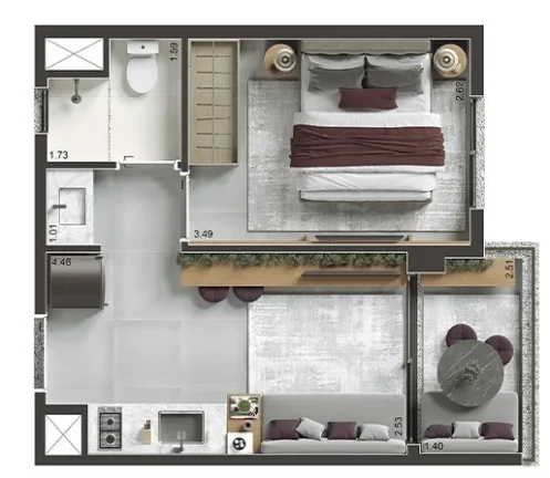 Imagem O Today Saúde é uma excelente opção para quem deseja comprar um apartamento com preço acessíve...