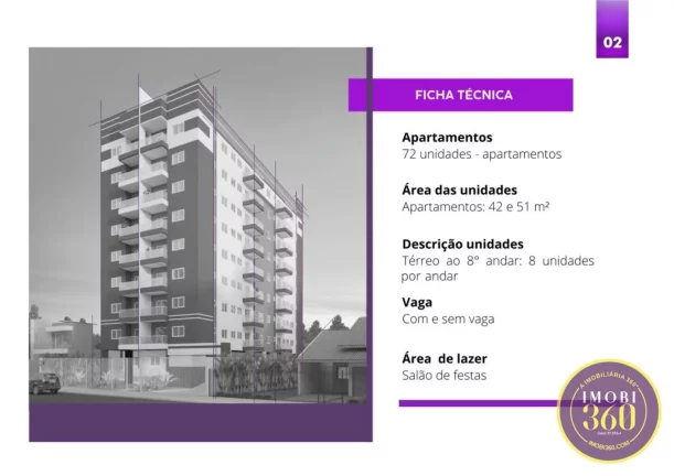 Imagem APTOS EM OBRAS ANALIA FRANCO, 42 MTS, 2 DORMS, 1 VG 350.000,00
