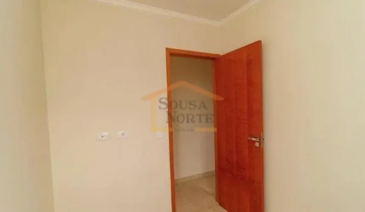 Imagem Apartamento novo 38m², dispõe de 2 dormitórios, 1 banheiro, sala para dois ambientes, cozinha, te...