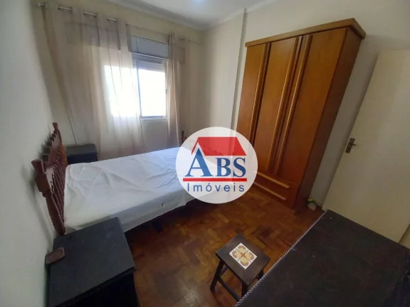 Imagem Apartamento com 2 dormitórios à venda, 90 m² por R$ 340.000 - Gonzaga - Santos/SP Vista para o mar