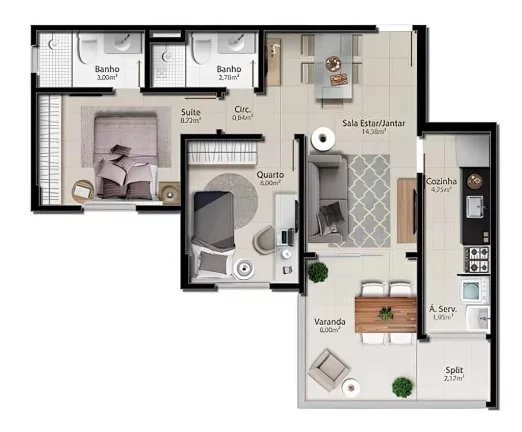 Imagem APARTAMENTO RESIDENCIAL em Vitória - ES, Jardim Camburi