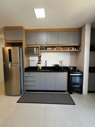 Imagem Apartamento quadra mar mobiliado com 2 suítes e 1 vaga de garagem - Gravatá em Navegantes/SC