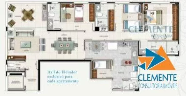 Imagem APTO. B. SANTO AGOSTINHO 3 QUARTOS 3 SUITES 3 VAGAS