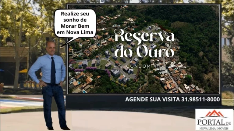 Imagem Apenas 2 lotes disponíveis para Venda - Condomínio Reserva do Ouro um lugar para Morar bem em Nova Lima
