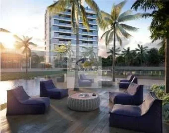 Imagem Vendo apartamento de luxo, prédio pé na areia, com 110 m2, varanda gourmet, 3 quartos s/ 1 suite, 2 vagas