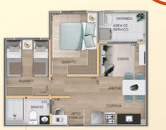 Imagem APARTAMENTO RESIDENCIAL em São Paulo - SP, Colônia (Zona Leste)