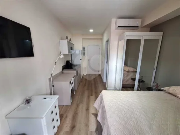 Imagem Apartamento à venda ou para alugar com 1 quarto no condomínio Essencial Brooklin, São Paulo - SP