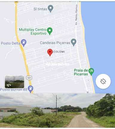 Imagem Terreno à venda, 603 m² por R$ 680.000 - Itacolomi - Balneário Piçarras