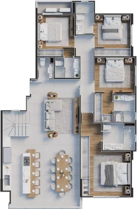 Imagem COBERTURA RESIDENCIAL em Balneário Camboriú - SC, Centro