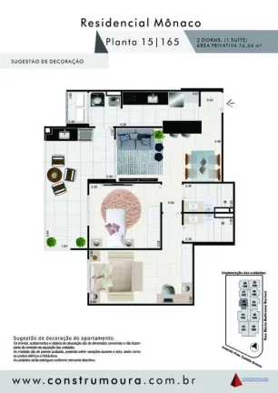 Imagem Apartamento com 2 dormitórios à venda, 82 m² por R$ 575.000,00 - Vila Caiçara - Praia Grande/SP