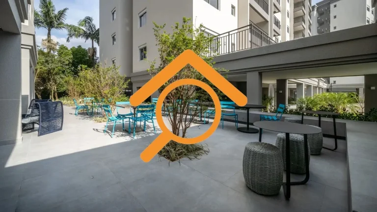 Imagem Apartamento em Santo Amaro, São Paulo-SP: 2 quartos, 1 suíte, 2 salas, 2 banheiros, 2 vagas de garagem, 66m² - Condomínio Raiz