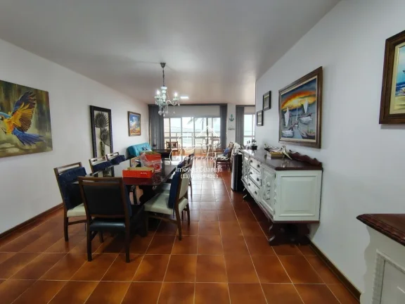 Imagem Apartamento com 3 suítes frente mar nas Astúrias, Guarujá-SP - 192m², 2 salas, 5 banheiros, 2 vagas com salão gourmet