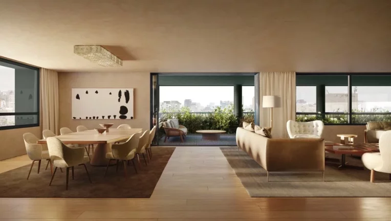 Imagem Magnífico apartamento de 4 quartos e 4 suítes à venda nos Jardins, São Paulo-SP - 580,99 m² e 5 vagas de garagem!