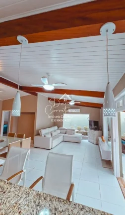 Imagem Imperdível: Casa à venda em Guarujá-SP, Balneário Praia do Pernambuco, 3 quartos, 1 suíte, 4 banheiros, 4 vagas, 150m².
