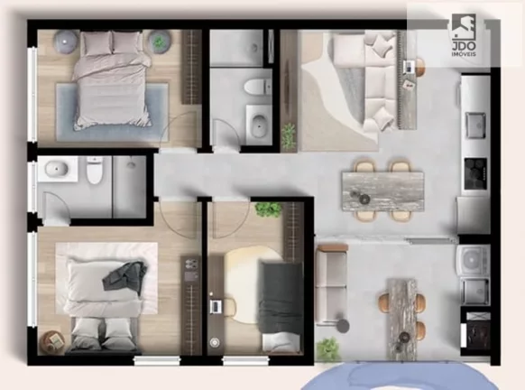 Imagem Apartamento a Venda no bairro Juvevê - Curitiba, PR
