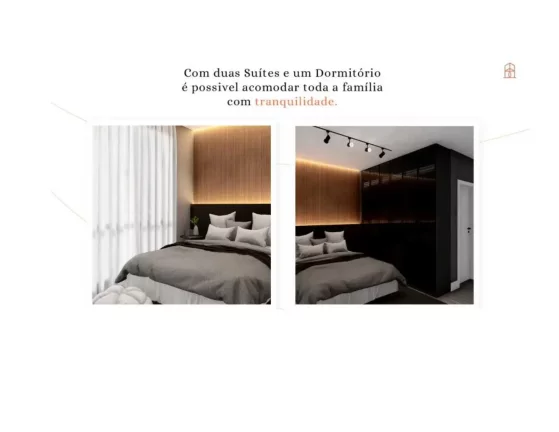 Imagem Apartamento na planta com 3 dormitórios sendo 2 suítes com vista para o mar em Balneário Piçarras
