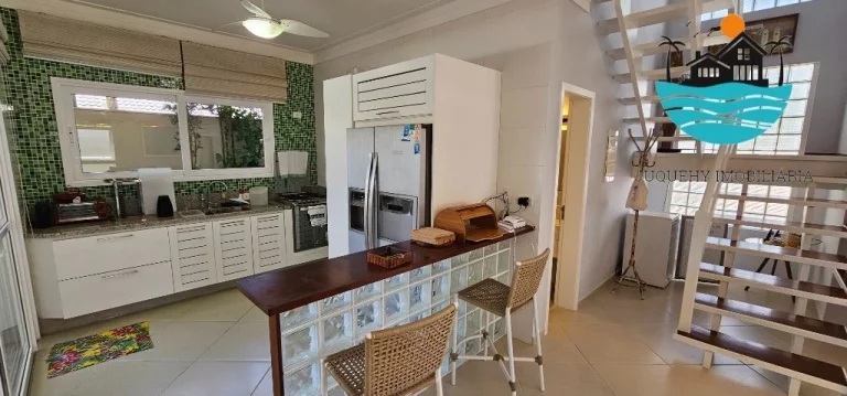 Imagem Casa alugar Juquehy - Condomínio pé na areia, Aluguel Anual, com 4 suítes, piscina e churrasqueira privativa, máx. 12 pessoas | Juquehy Imobiliária